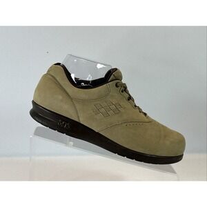 SAS Free Time Women's Size 7.5M Tripad Comfort Shoes Beige Orthotic Made in USA